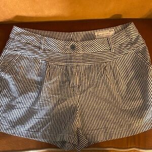 Vince Camuto Navy and White Striped Garment